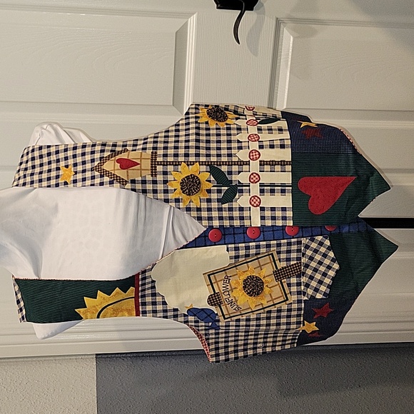 homemade Jackets & Blazers - Sunflower Patchwork Vest.19